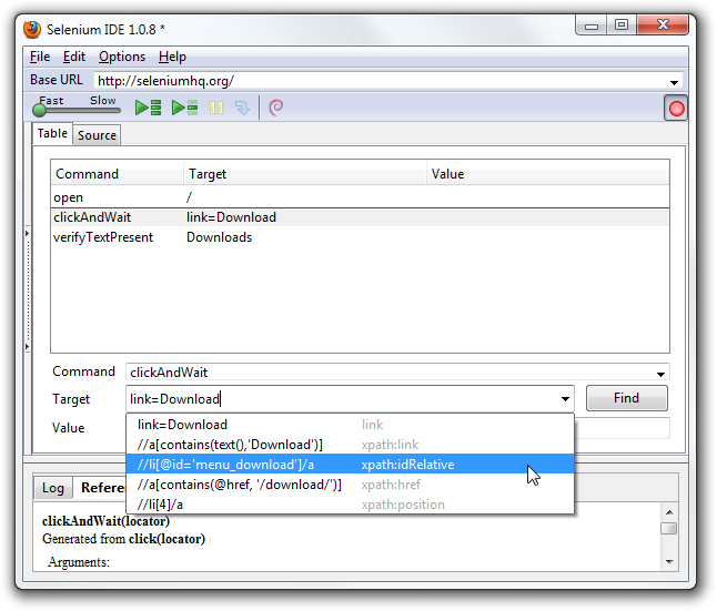 Selenium Locator Assistance